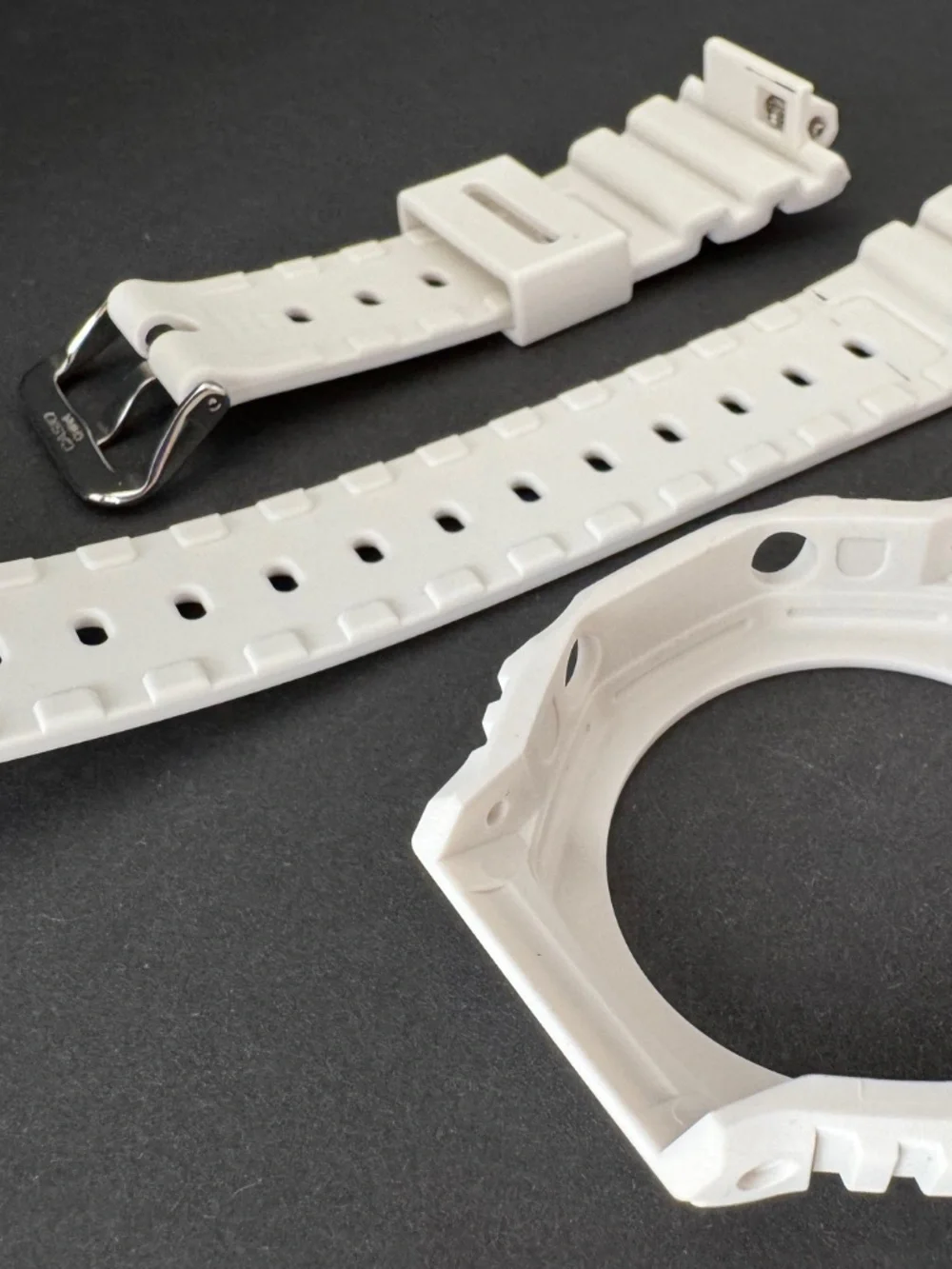 Genuine Casio G-Shock Band Strap & Bezel Set GA-2100 & GA-B2100 White Rubber